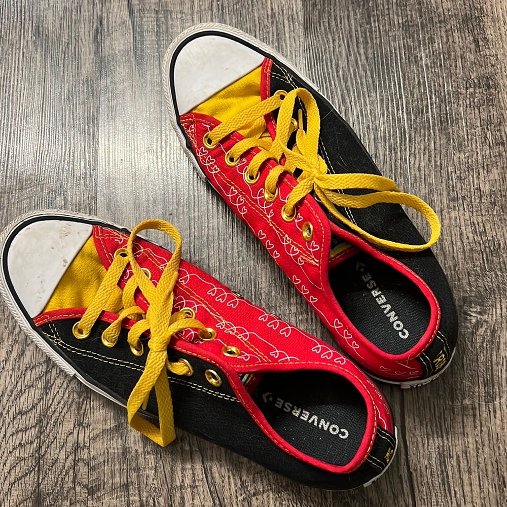 Ace Cheer Company Custom Converse shoes.